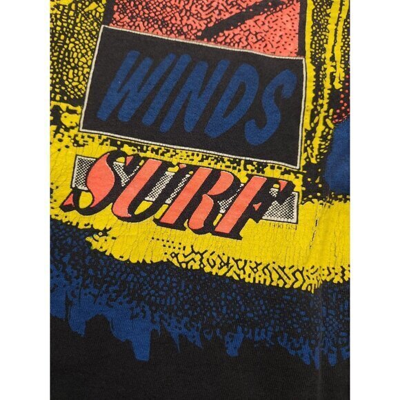 Vintage 1990 Maui Windsurf T Shirt Hawaiian Mens Large‎ Single Stitch - Picture 7 of 13